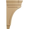 Ekena Millwork 5"W x 10"D x 18"H Extra Large Lucan Wood Corbel, Cherry CORW05X10X18LUCH